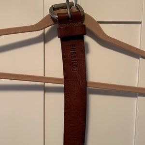 Fossil Brown Leather Belt